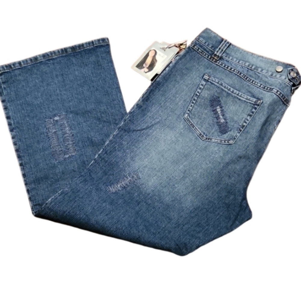 Metro 7 Jeans size 26 W denim straight leg New